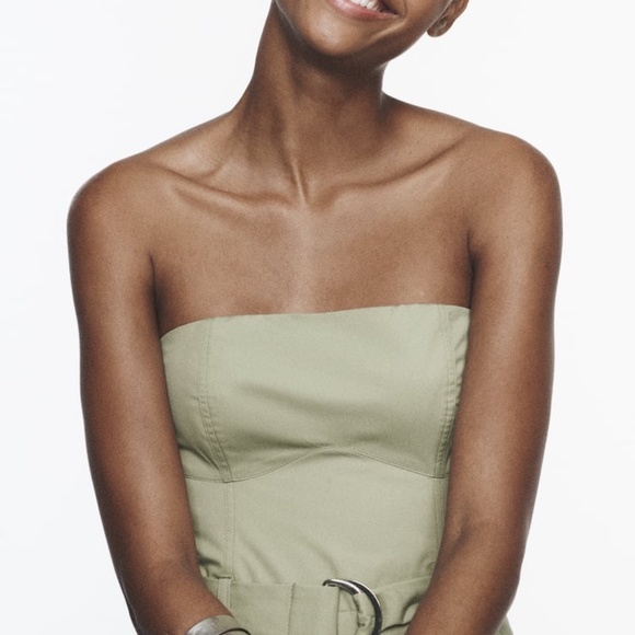 Zara WIDE LEG TECHNICAL FABRIC JUMPSUIT - Picture 10 of 13